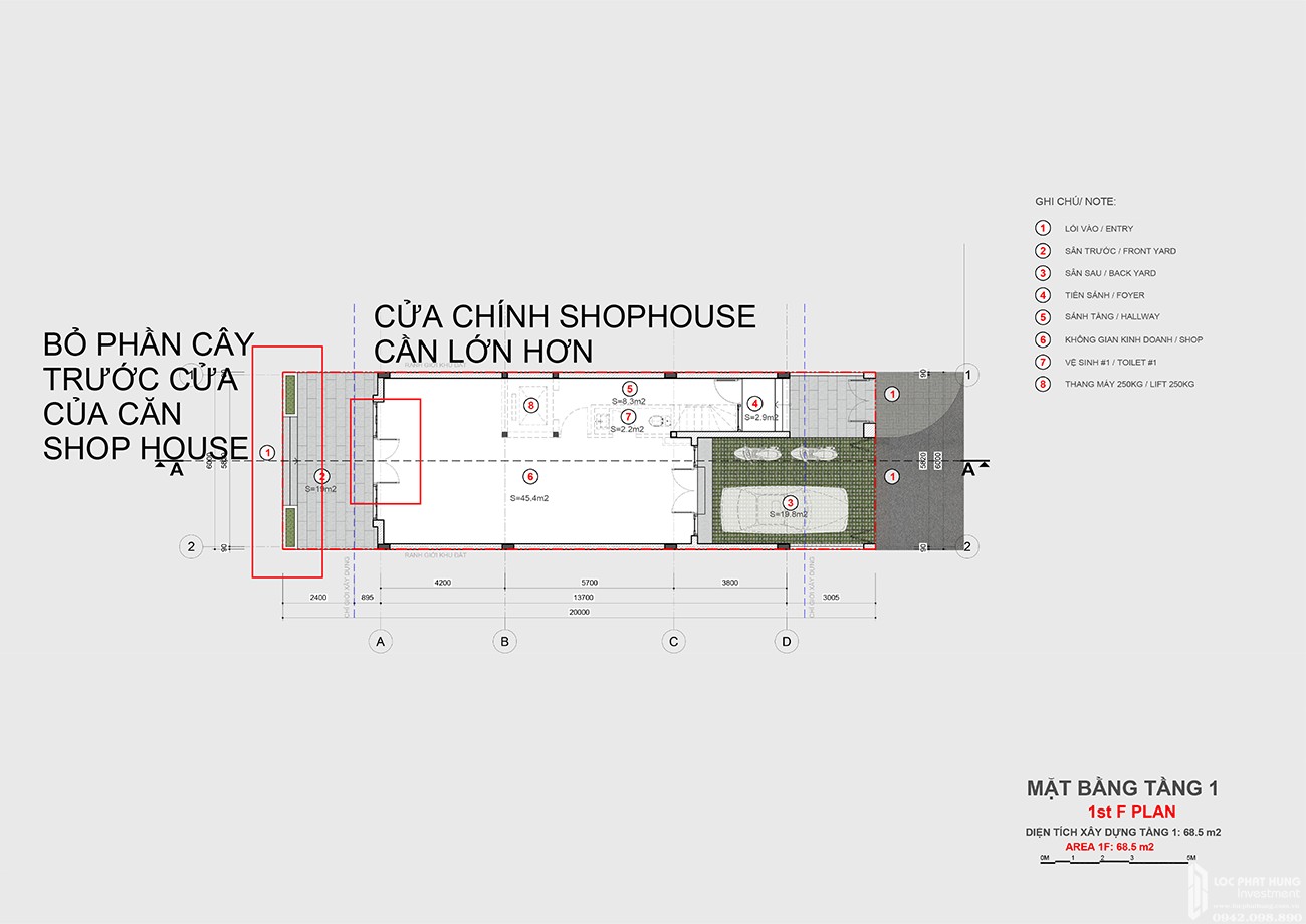 Thiết kế Shophouse dự án thự Amelie Villa Phú Mỹ Hưng Nhà Bè Đường Huỳnh Tấn Phát chủ đầu tư Phú Mỹ Hưng