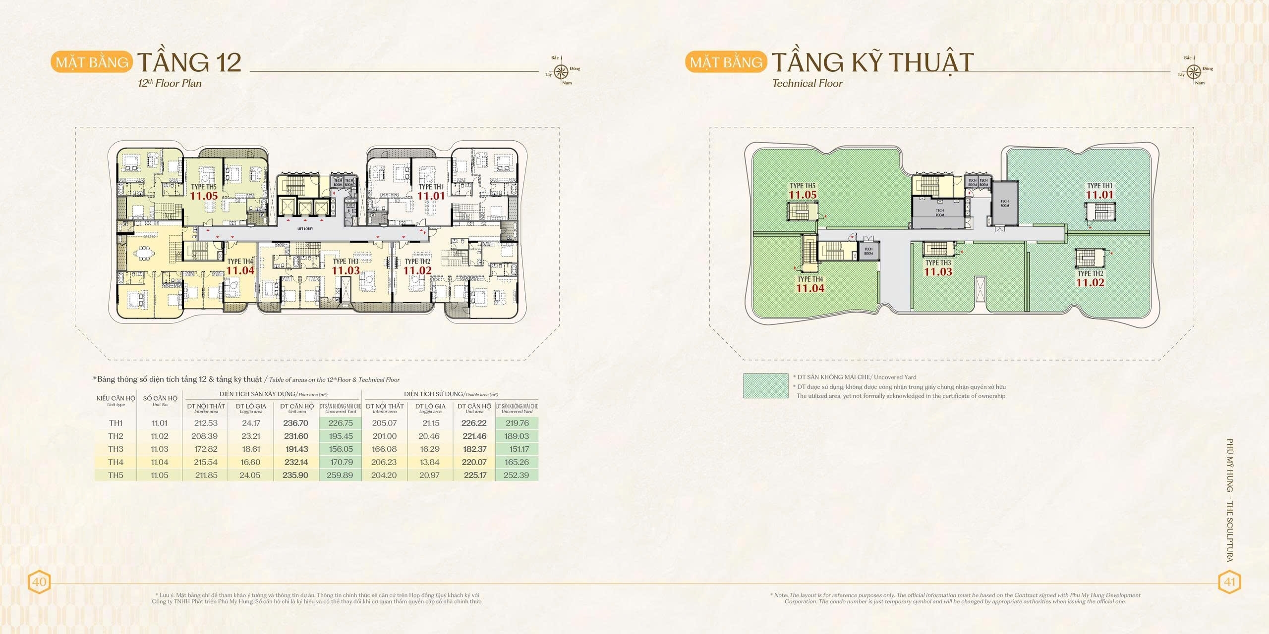 Mat Bang Tang Penthouse Du An The Sculpt 1