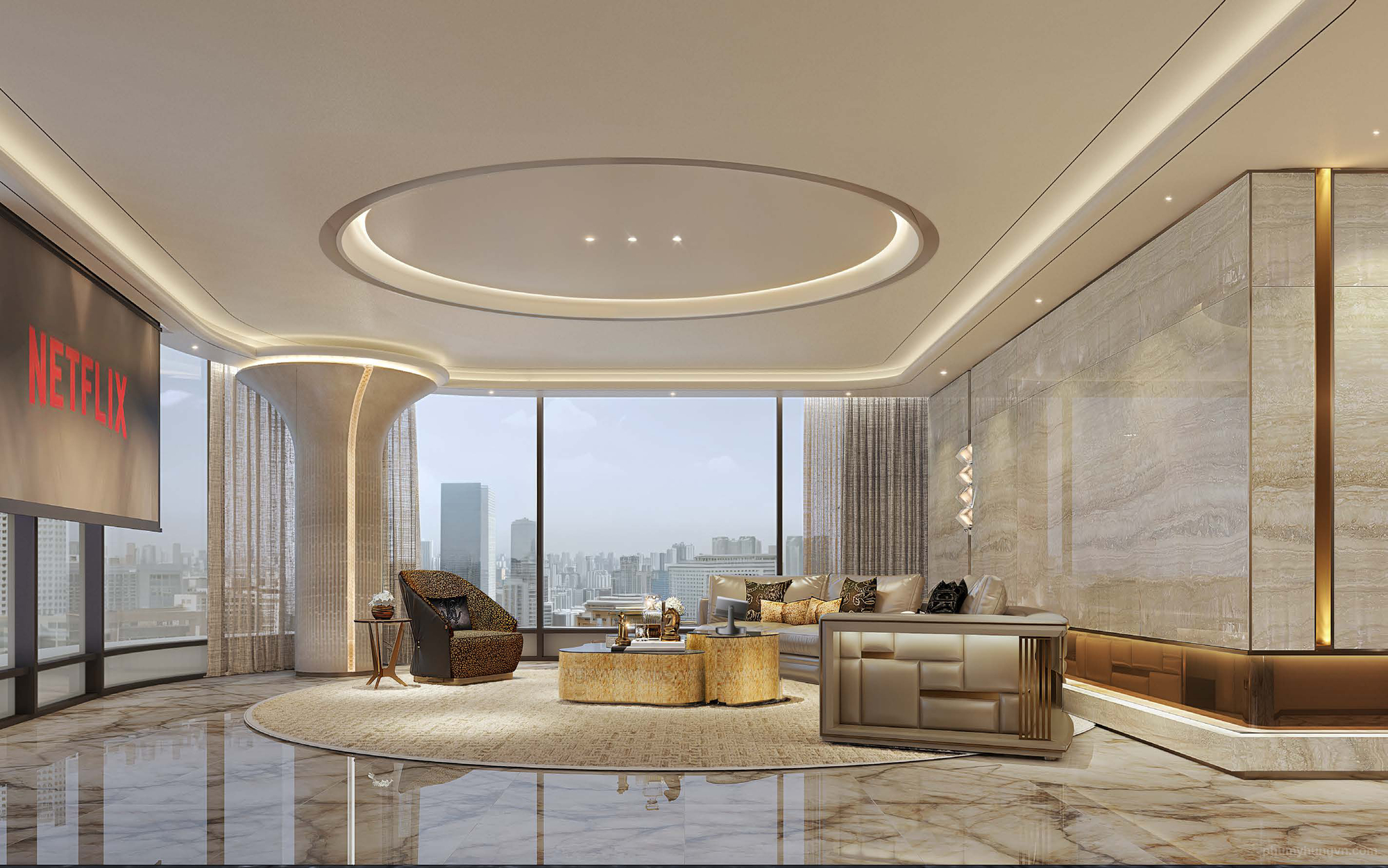 Phong cách thiết kế Nội thất căn hộ Vetrite Triton Crown sang trọng Phong cách thiết kế Nội thất căn hộ Vetrite Triton Crown sang trọng