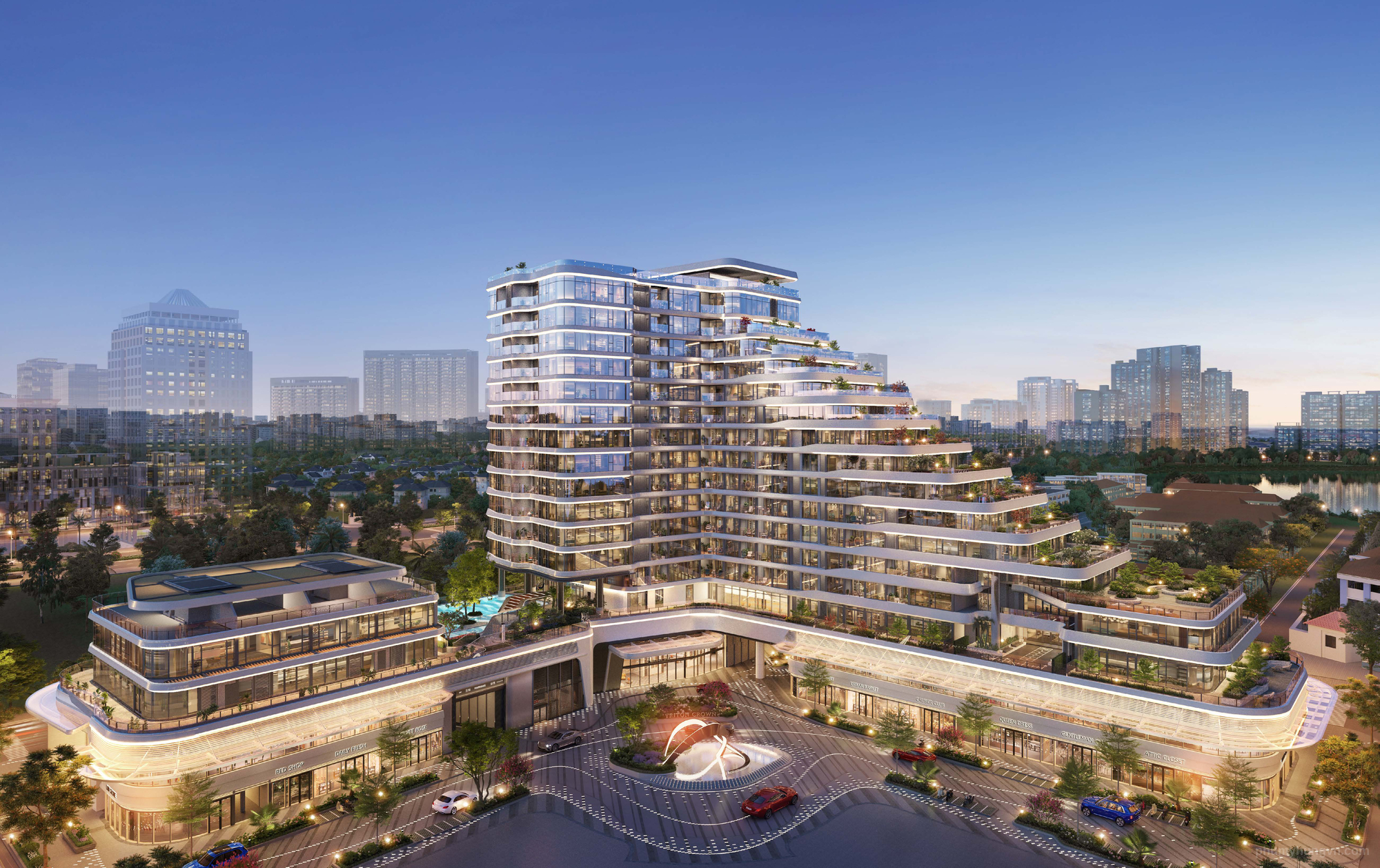 Phối cảnh Tower A Triton Crown uy nghi tráng lệ ngay trung tâm Quận 7 Phối cảnh Tower A Triton Crown uy nghi tráng lệ ngay trung tâm Quận 7