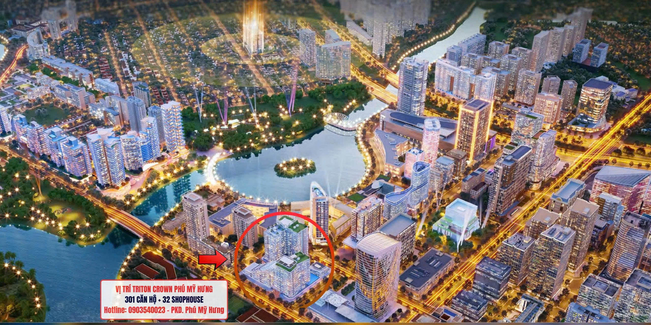 Vị Trí Triton Crown Phú Mỹ Hưng