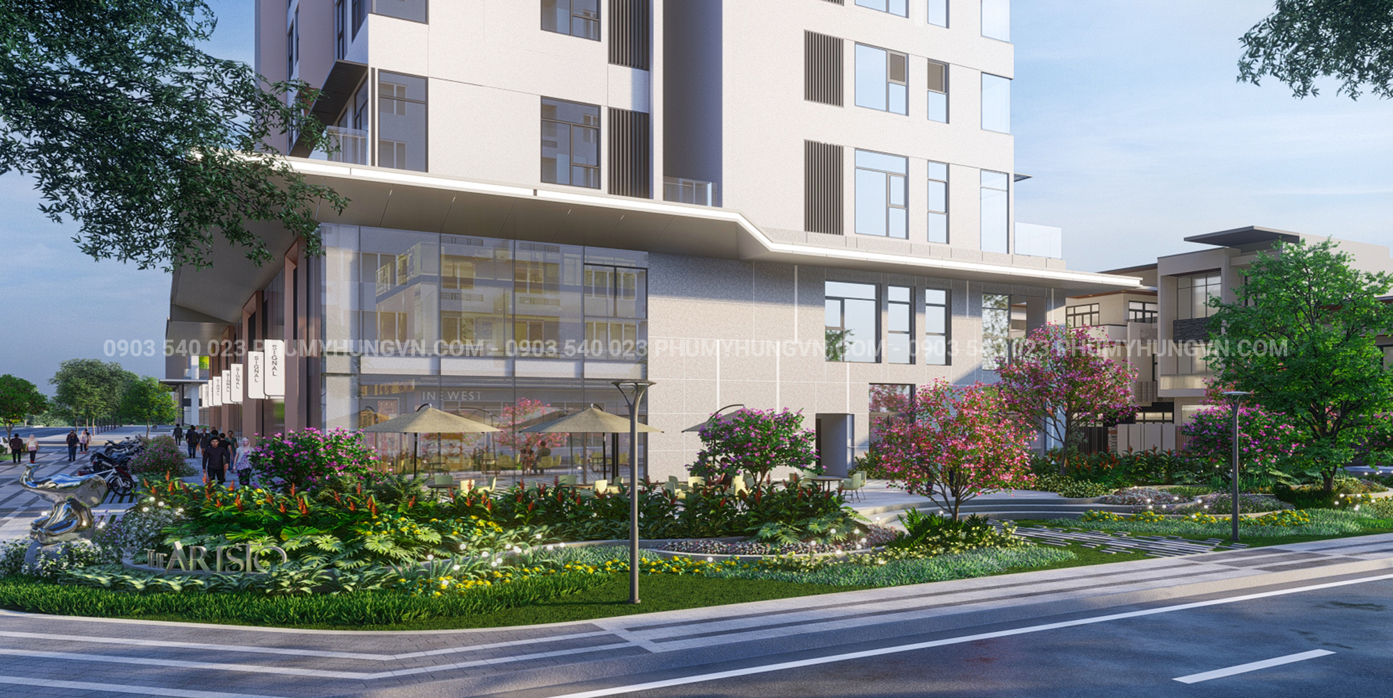 Mặt Tiền Cổng Chào The Aristo Phú Mỹ Hưng Quận 7