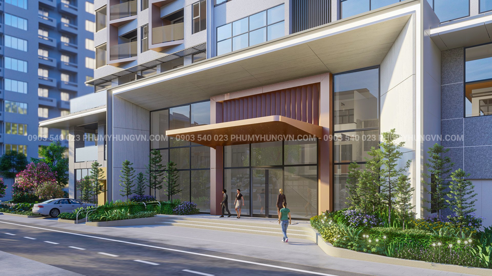 Kiến Trúc Cổng The Aristo Phú Mỹ Hưng Chi Tiết