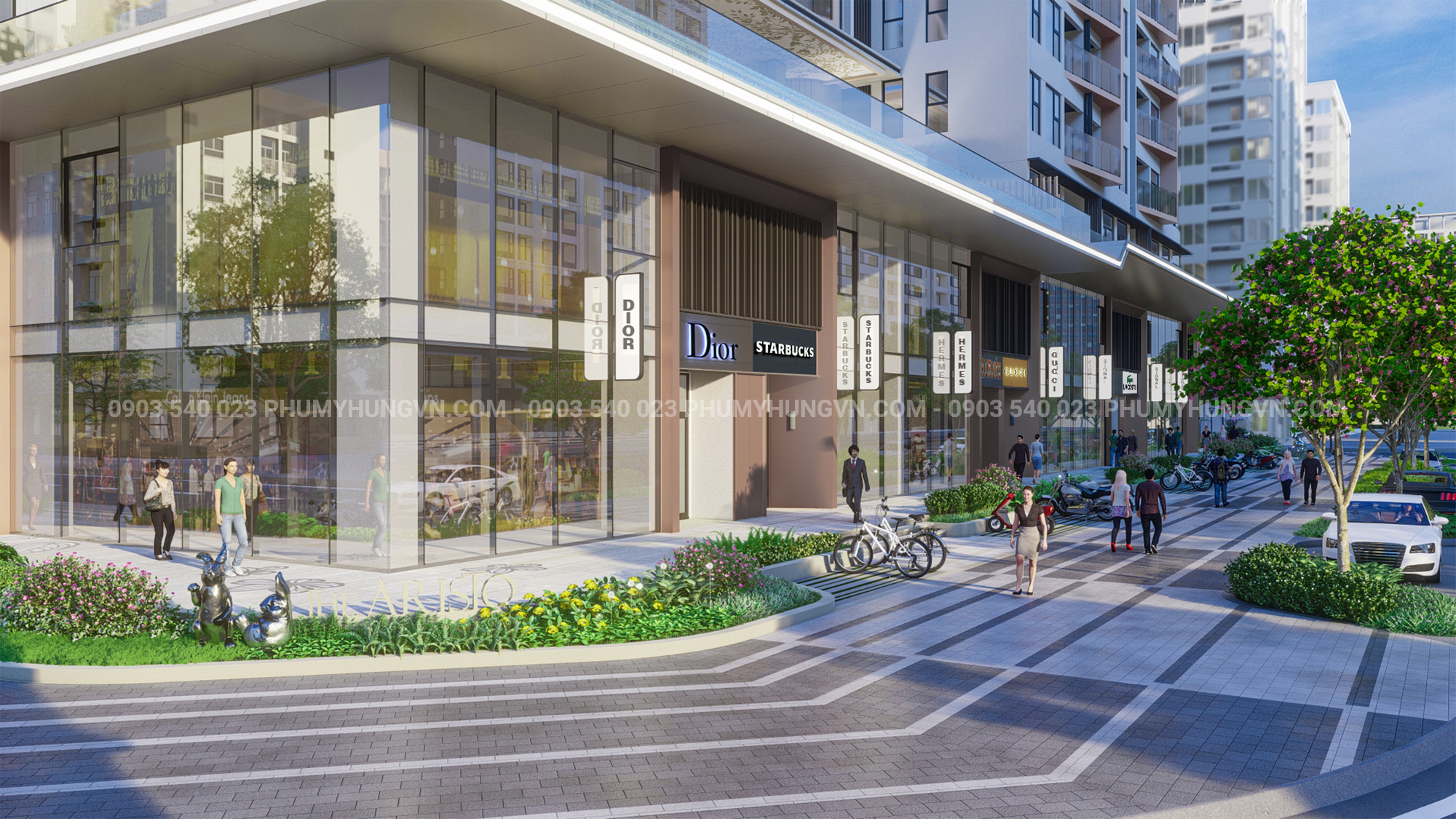 Hình Ảnh The Aristo Phú Mỹ Hưng Nhìn Từ Trên Cao