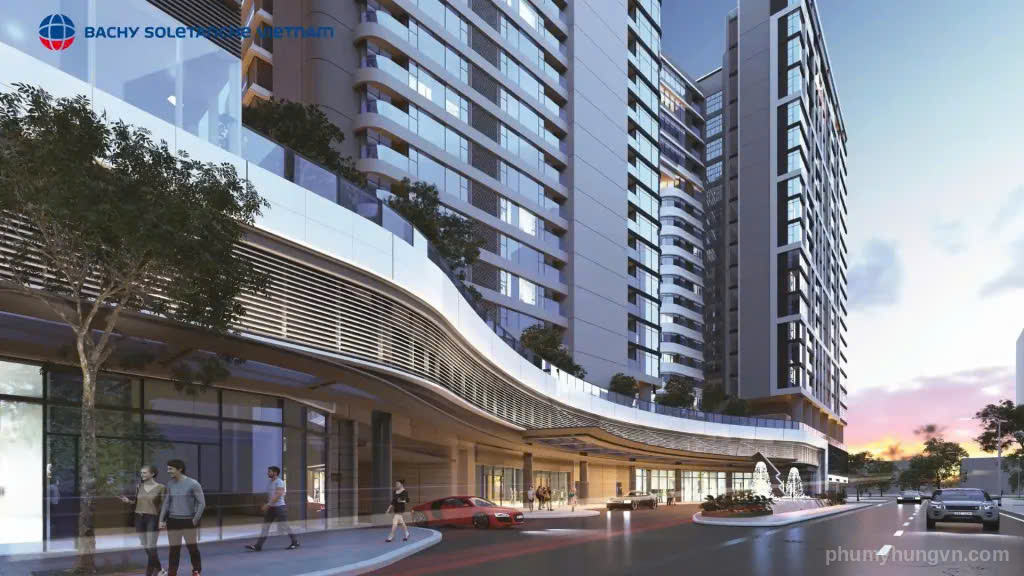 Phối cảnh thiết kế khối đế shophouse thương mại The Maverick sầm uất Phối cảnh thiết kế khối đế shophouse thương mại The Maverick sầm uất